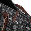 Las Vegas Raiders NFL Spirited Style Printed Collection Tote Bag