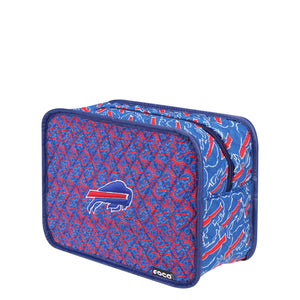 Buffalo Bills NFL Quilted Printed Cosmetic Bag