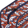 Denver Broncos NFL Quilted Printed Cosmetic Bag