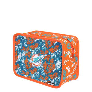 Miami Dolphins NFL Quilted Printed Cosmetic Bag
