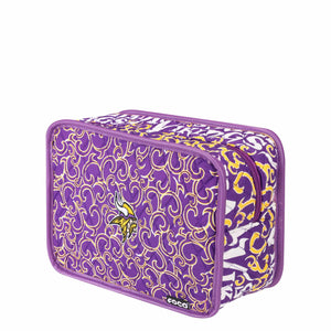 Minnesota Vikings NFL Quilted Printed Cosmetic Bag
