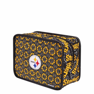 Pittsburgh Steelers NFL Quilted Printed Cosmetic Bag