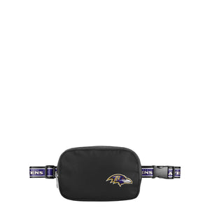Baltimore Ravens NFL Team Wordmark Crossbody Belt Bag