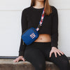 New York Giants NFL Team Wordmark Crossbody Belt Bag