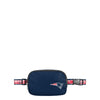 New England Patriots NFL Team Wordmark Crossbody Belt Bag