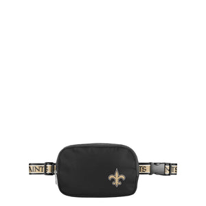 New Orleans Saints NFL Team Wordmark Crossbody Belt Bag
