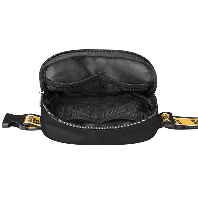 Pittsburgh Steelers NFL Team Stripe Crossbody Bag