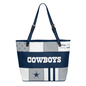 Dallas Cowboys NFL Printed Collage Tote
