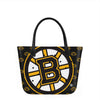 Boston Bruins NHL Big Logo Mini Print Tailgate Tote Bag (PREORDER - SHIPS LATE DECEMBER)