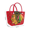Chicago Blackhawks NHL Big Logo Mini Print Tailgate Tote Bag