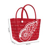 Detroit Red Wings NHL Big Logo Mini Print Tailgate Tote Bag