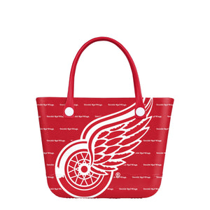Detroit Red Wings NHL Big Logo Mini Print Tailgate Tote Bag