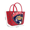 Florida Panthers NHL Big Logo Mini Print Tailgate Tote Bag