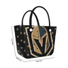 Vegas Golden Knights Big Logo Mini Print Tailgate Tote Bag (PREORDER - SHIPS LATE DECEMBER)