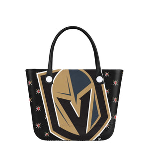 Vegas Golden Knights Big Logo Mini Print Tailgate Tote Bag