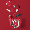 New Jersey Devils NHL Big Logo Mini Print Tailgate Tote Bag