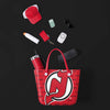 New Jersey Devils NHL Big Logo Mini Print Tailgate Tote Bag