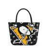 Pittsburgh Penguins NHL Big Logo Mini Print Tailgate Tote Bag (PREORDER - SHIPS LATE DECEMBER)