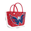 Washington Capitals NHL Big Logo Mini Print Tailgate Tote Bag