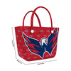 Washington Capitals NHL Big Logo Mini Print Tailgate Tote Bag