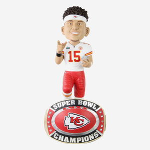 Kansas City Chiefs NFL Super Bowl LVII Champions Patrick Mahomes 18 in Bobblehead