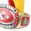 Kansas City Chiefs NFL Super Bowl LVII Champions KC Wolf 18 in Mascot Bobblehead