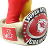 Kansas City Chiefs NFL Super Bowl LVII Champions KC Wolf 18 in Mascot Bobblehead