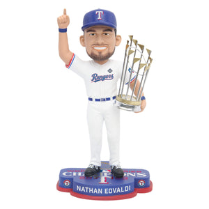 Texas Rangers MLB 2023 World Series Champions Nathan Eovaldi Bobblehead