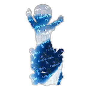 Los Angeles Dodgers MLB 2024 World Series Champions Dave Roberts Alternate Jersey Celebration Bobblehead