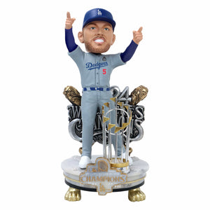 Los Angeles Dodgers MLB 2024 World Series Champions Freddie Freeman Alternate Jersey Celebration Bobblehead