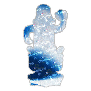 Los Angeles Dodgers MLB 2024 World Series Champions Dodger Dog Mascot Alternate Jersey Celebration Bobblehead