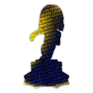 Michigan Wolverines NCAA Junior Colson 2023 Football Blue Uniform Student Athlete Bobblehead