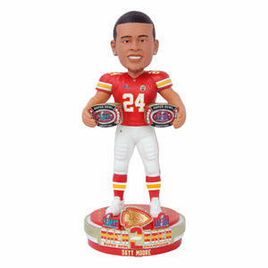 Kansas City Chiefs NFL Super Bowl LVIII Champions Skyy Moore Bobblehead