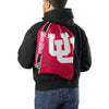 Utah Utes NCAA Big Logo Drawstring Backpack