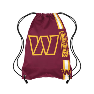 Washington Commanders NFL Big Logo Drawstring Backpack