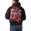 Atlanta Falcons NFL Thematic Repeat Print Drawstring Backpack