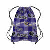 Baltimore Ravens NFL Thematic Repeat Print Drawstring Backpack