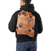 Denver Broncos NFL Thematic Repeat Print Drawstring Backpack
