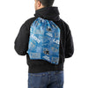 Detroit Lions NFL Thematic Repeat Print Drawstring Backpack