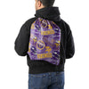 Minnesota Vikings NFL Thematic Repeat Print Drawstring Backpack