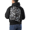 Las Vegas Raiders NFL Thematic Repeat Print Drawstring Backpack