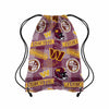 Washington Commanders NFL Thematic Repeat Print Drawstring Backpack