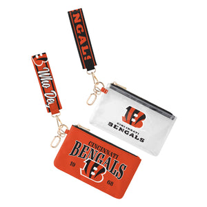 Cincinnati Bengals NFL 2 Pack Wristlet (PREODER - SHIPS MID OCTOBER)