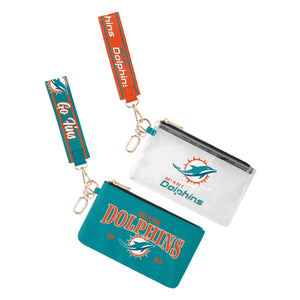 Miami Dolphins NFL 2 Pack Wristlet (PREODER - SHIPS MID OCTOBER)