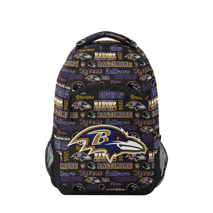 Baltimore Ravens NFL Repeat Retro Print Action Backpack (PREORDER - SHIPS EARLY AUGUST)