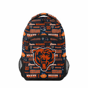 Chicago Bears NFL Repeat Retro Print Action Backpack (PREORDER - SHIPS EARLY AUGUST)