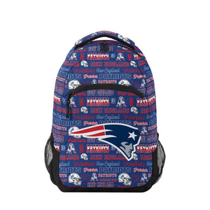 New England Patriots NFL Repeat Retro Print Action Backpack
