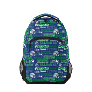 Seattle Seahawks NFL Repeat Retro Print Action Backpack (PREORDER - SHIPS EARLY AUGUST)