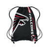 Atlanta Falcons NFL Black Alternate Color Big Logo Drawstring Backpack