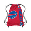 Buffalo Bills NFL Red Alternate Color Big Logo Drawstring Backpack